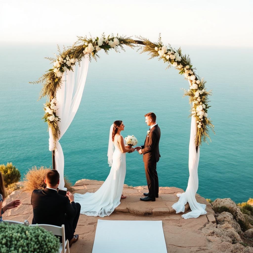 A quiet cove on the Costa Brava — a common Spanish wedding backdrop.